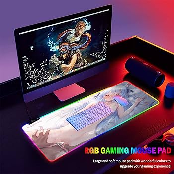 Amazon.co.jp: マウスパッドアニメ魅惑的なお尻の胸LED マウス